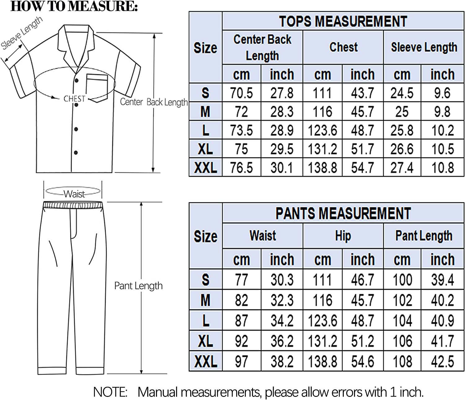 SWOMOG Men's Silk Satin Pajama Set Short Sleeve Classic Sleepwear Button Down Loungewear with Long Pants - Image 6